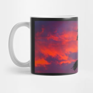 Neon Sunset Clouds Mug